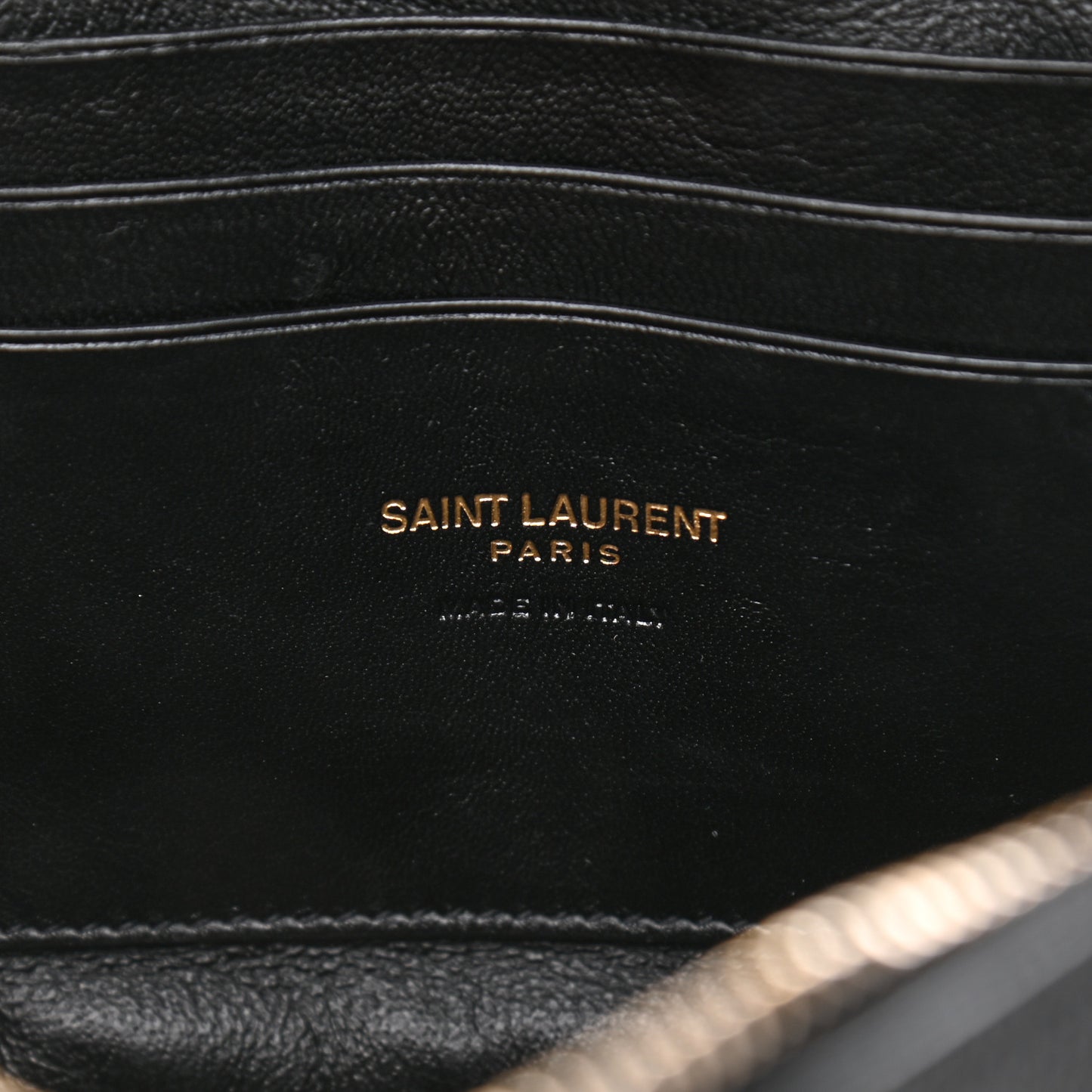 Grain De Poudre Matelasse Monogram Mini Lou Camera Bag Black