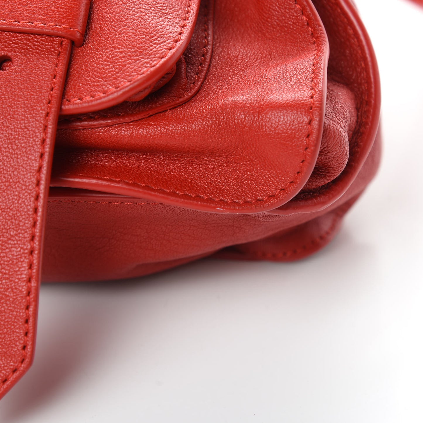 Lambskin Medium PS1 Satchel Red