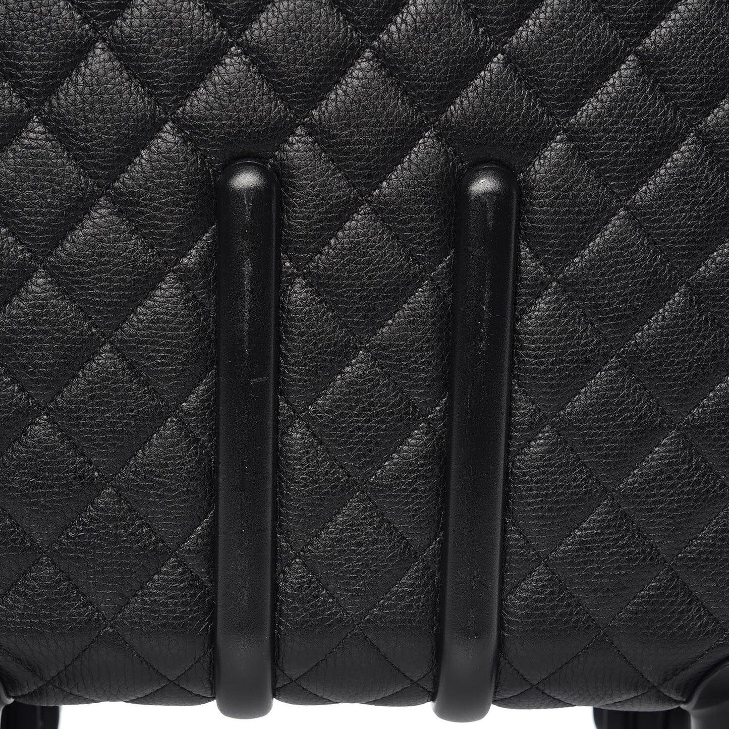 Calfskin Quilted Coco Case Trolley Black