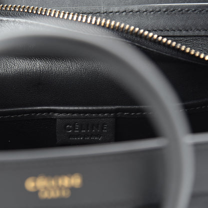 Celine Smooth Calfskin Nano Luggage Black 8 of 9