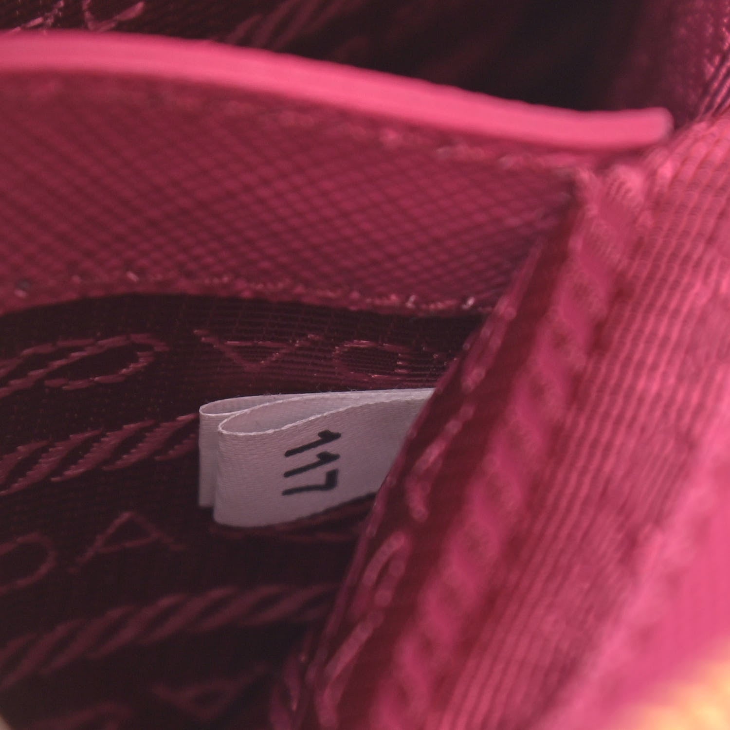 Prada Saffiano Lux Micro Galleria Double Zip Tote Fuxia 8 of 17
