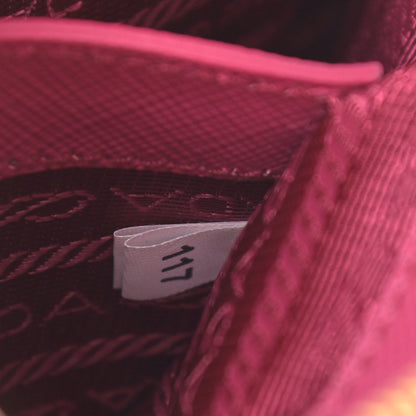 Prada Saffiano Lux Micro Galleria Double Zip Tote Fuxia 8 of 17