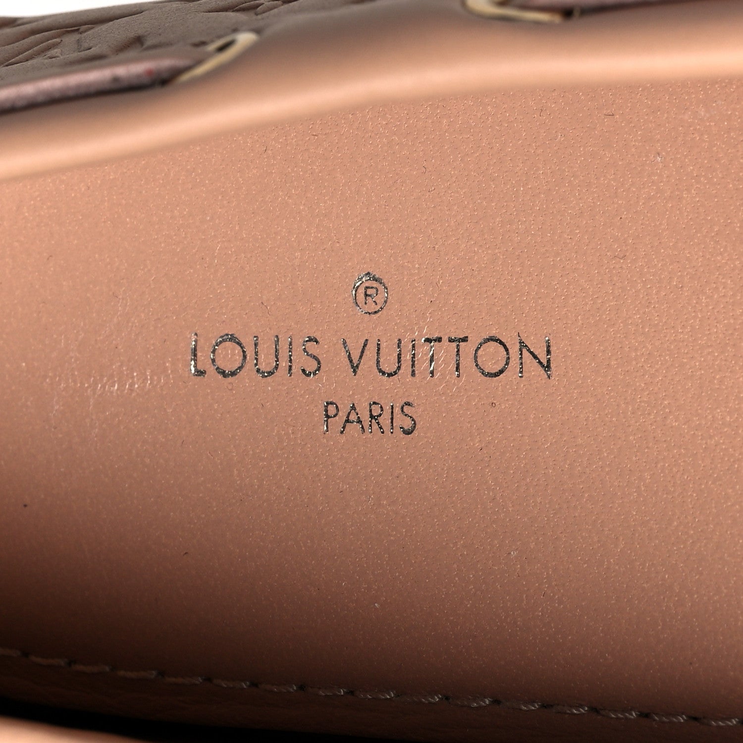 Louis Vuitton Empreinte Gloria Loafers 37 Beige 7 of 10