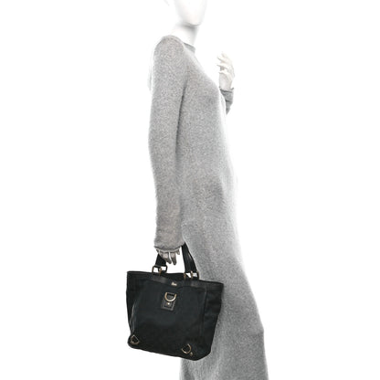 Gucci Monogram Small Abbey Tote Black 2 of 10