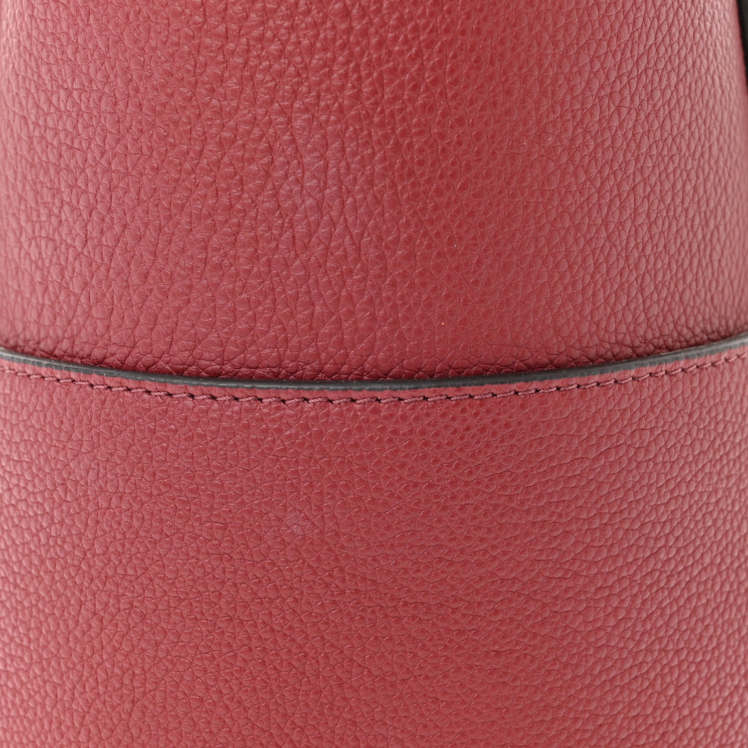Celine Soft Grained Calfskin Sangle Bucket Bag Light Burgundy 14 of 14
