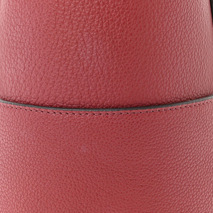 Celine Soft Grained Calfskin Sangle Bucket Bag Light Burgundy 14 of 14