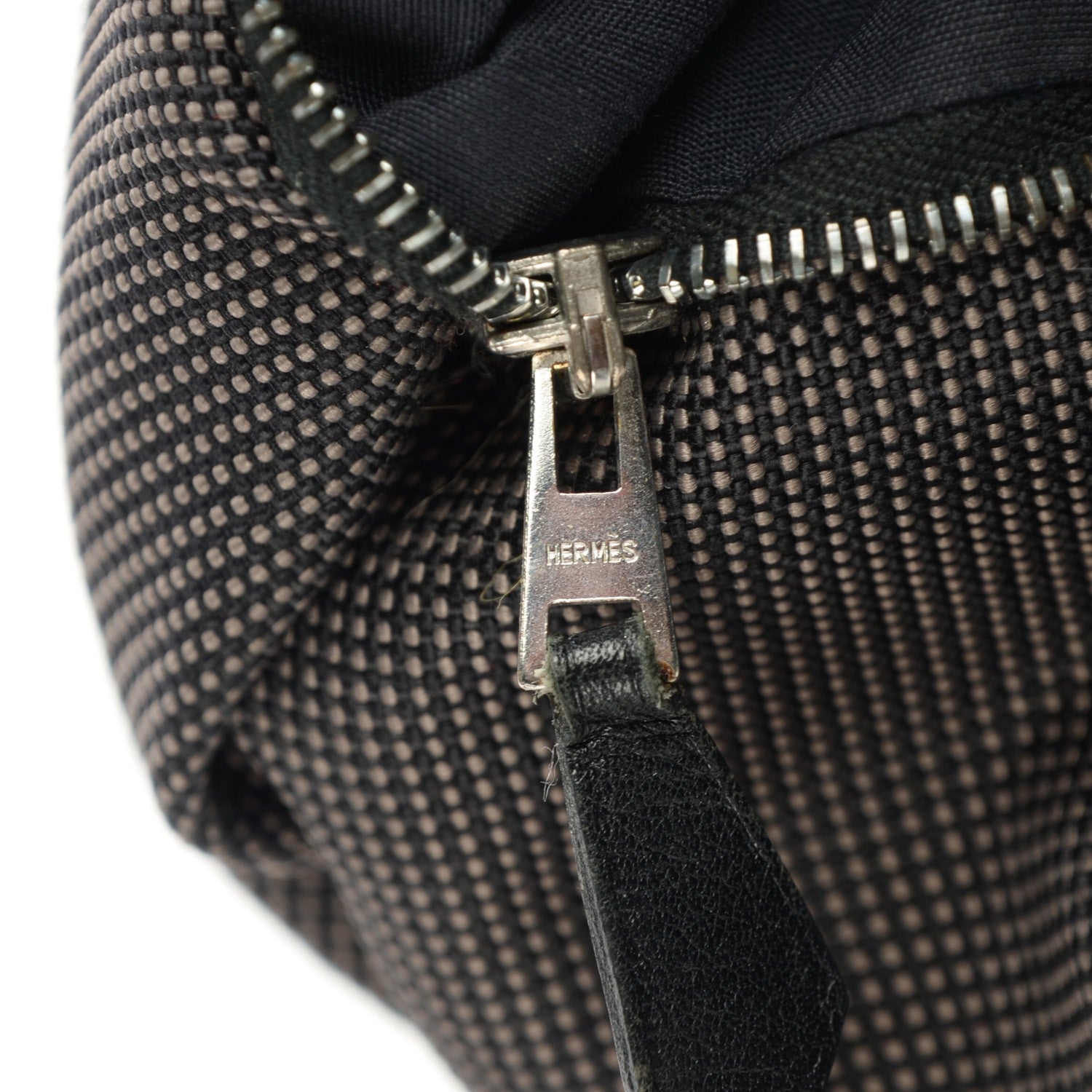 Hermes Canvas Herline Cabas Grey 12 of 13