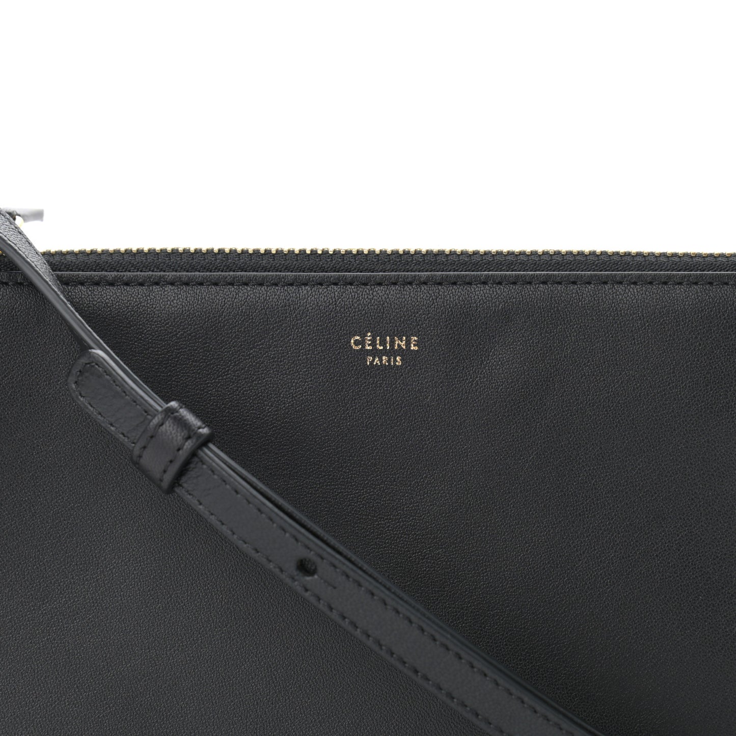Lambskin Small Trio Crossbody Bag Black