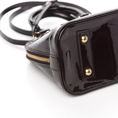 Louis Vuitton Vernis Alma BB Amarante 7 of 10