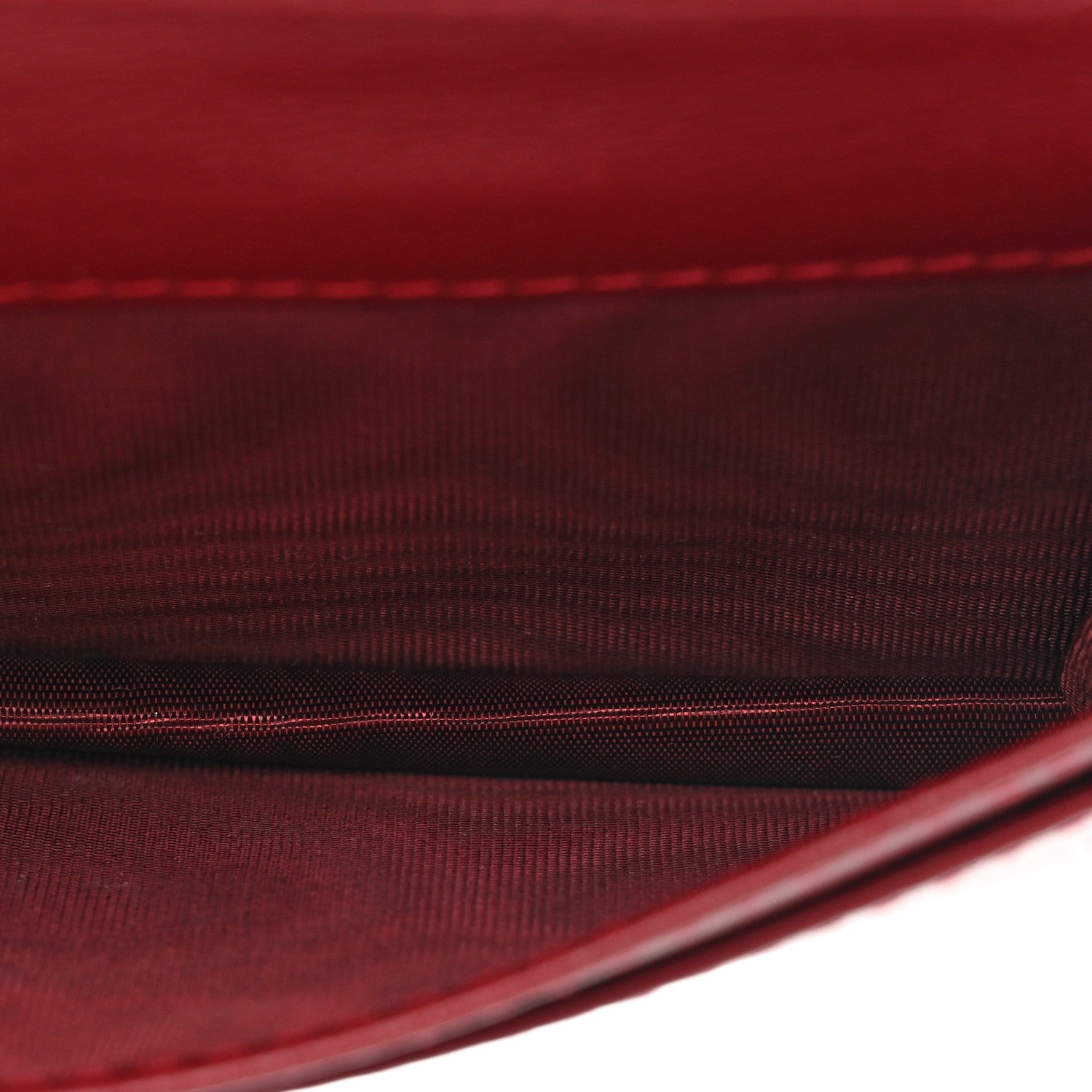 Christian Dior Patent Cannage Small Lady Dior Flap Card Holder Scarlet 6 of 9
