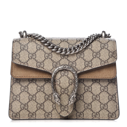Gucci GG Supreme Monogram Mini Dionysus Shoulder Bag Taupe 1 of 10