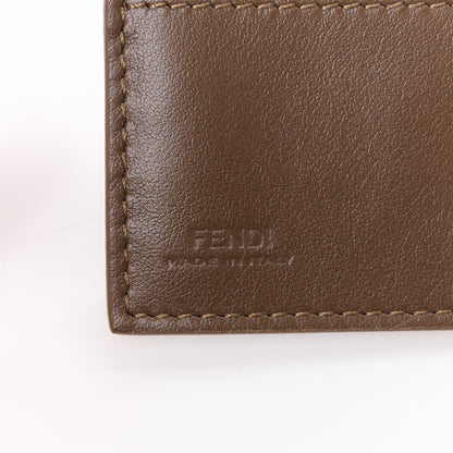 Fendi Vitello Soft F is Fendi Bi-Color FF 1974 Embossed Envelope Wallet On Chain with Pouches Maya Black 12 of 18