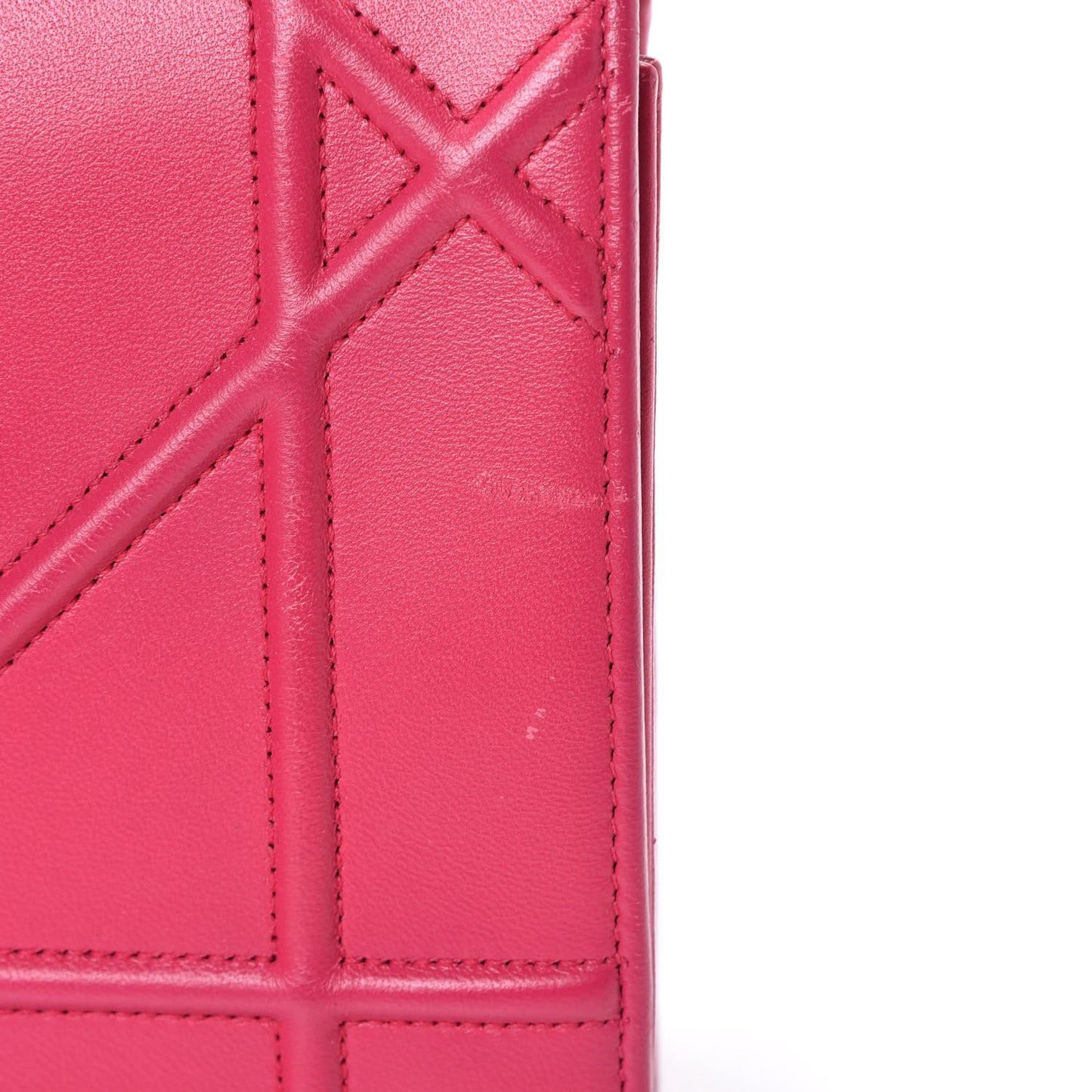 Lambskin Medium Diorama Flap Bag Fuchsia