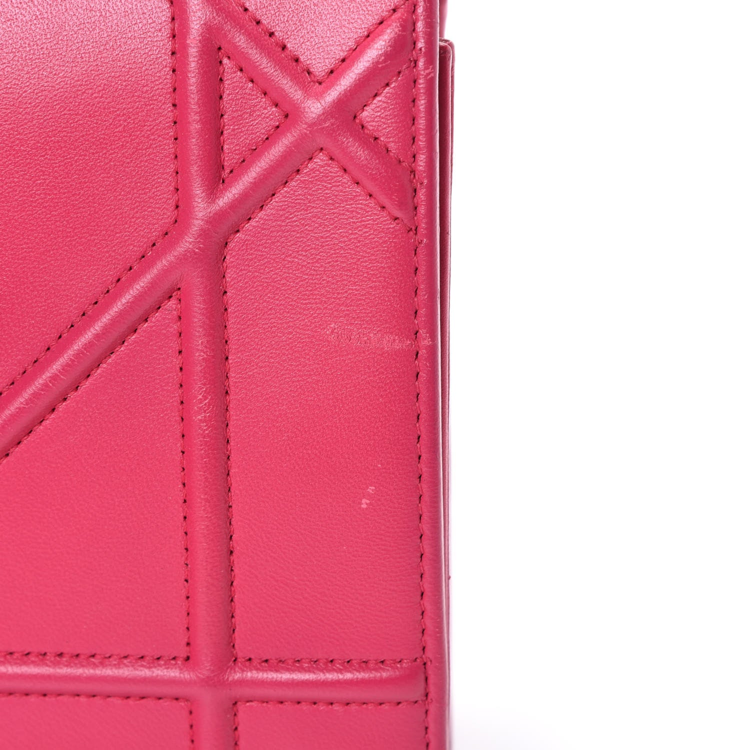 Christian Dior Lambskin Medium Diorama Flap Bag Fuchsia 13 of 14