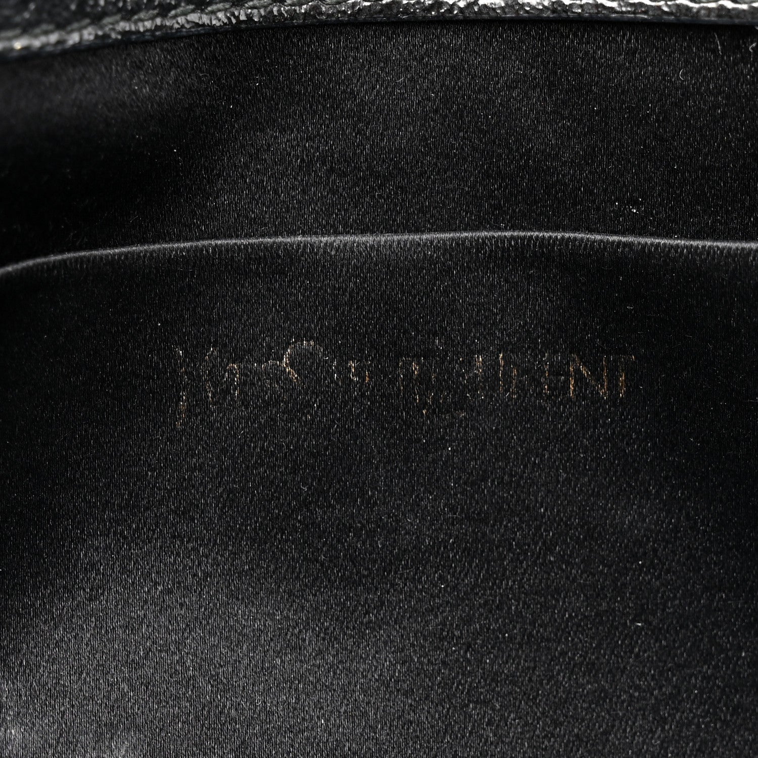 Saint Laurent Textured Patent Monogram Large Belle De Jour Clutch Black 6 of 10
