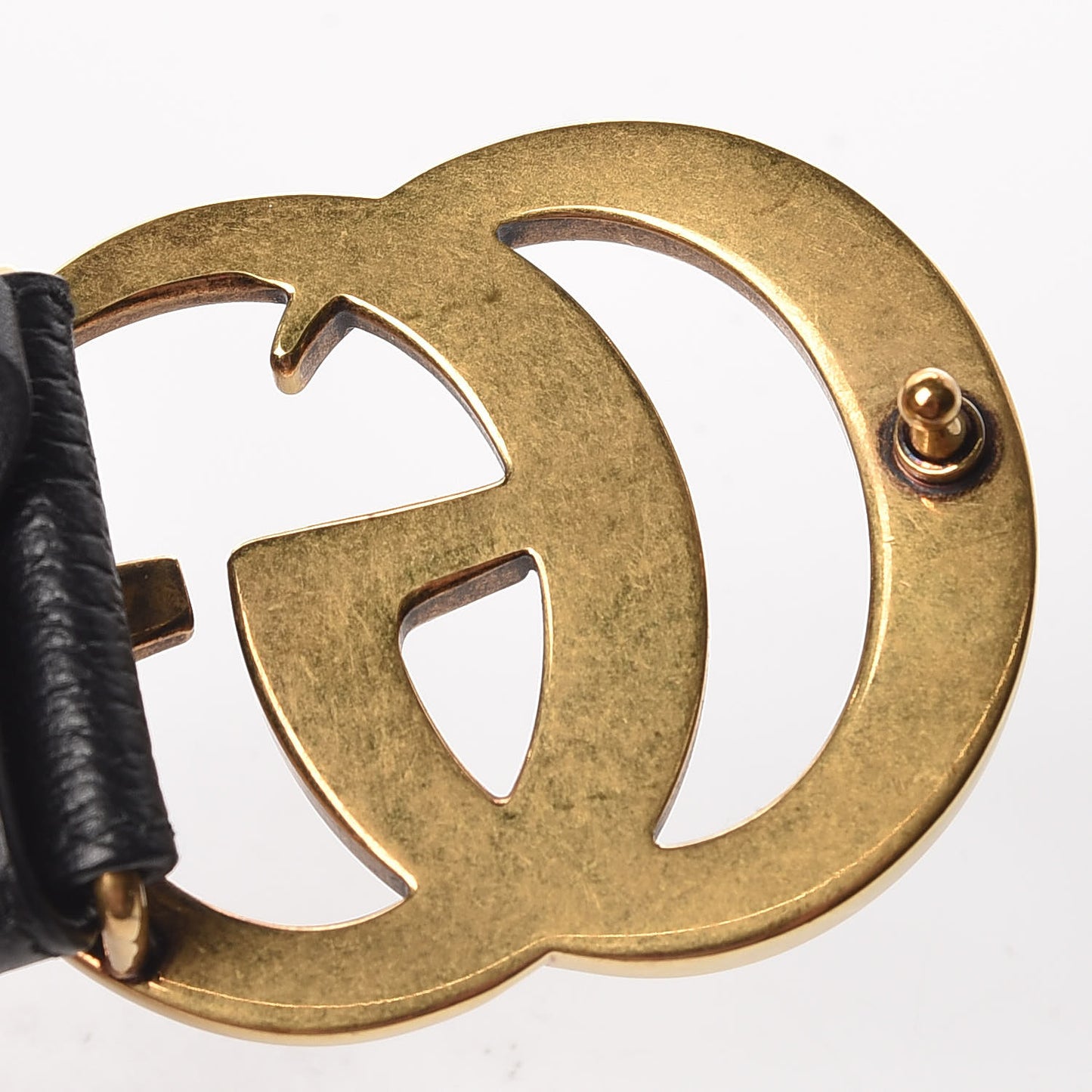 Textured Calfskin Double G 40mm Belt 95 38 Black