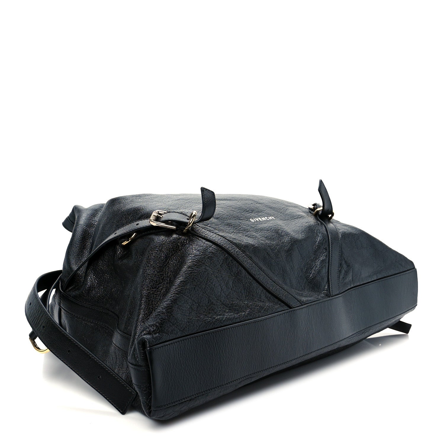 Givenchy Tumbled Calfskin Large Voyou Bag Black 7 of 21