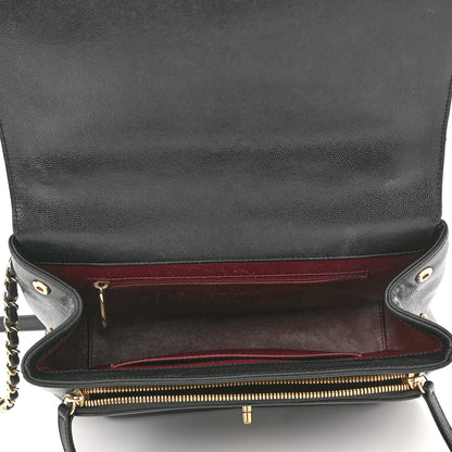 Chanel Caviar Quilted Large Business Affinity Flap Black 5 of 13