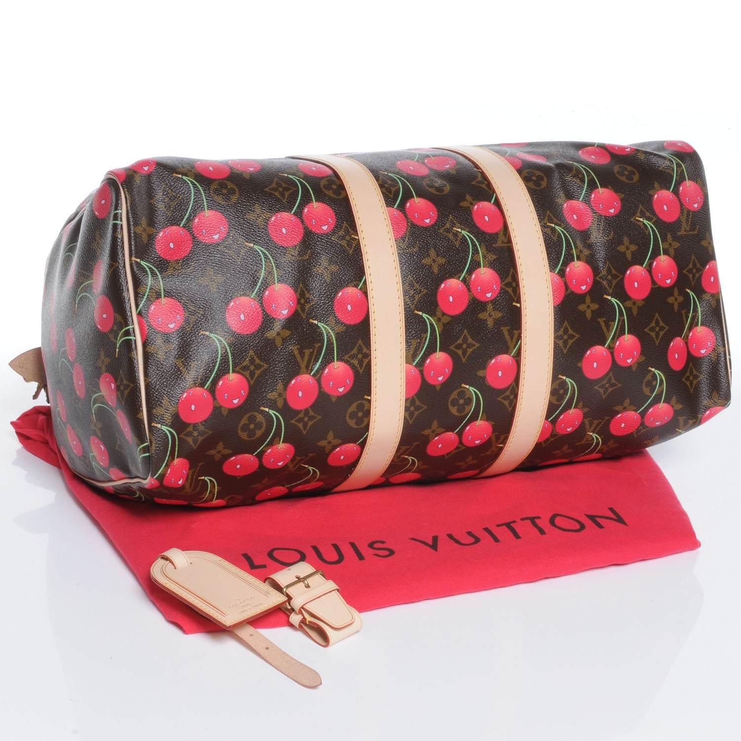 Louis Vuitton Monogram Cerises Keepall 45 4 of 7