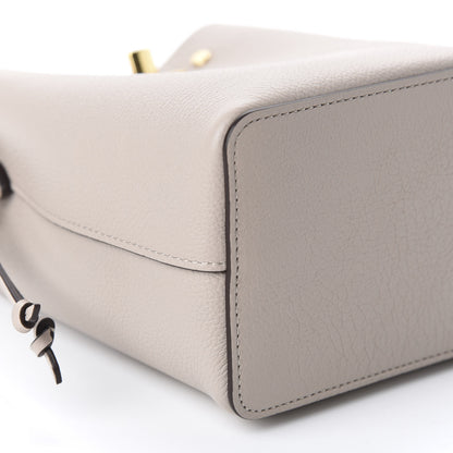 Louis Vuitton Calfskin Nano Lockme Bucket Greige 6 of 10