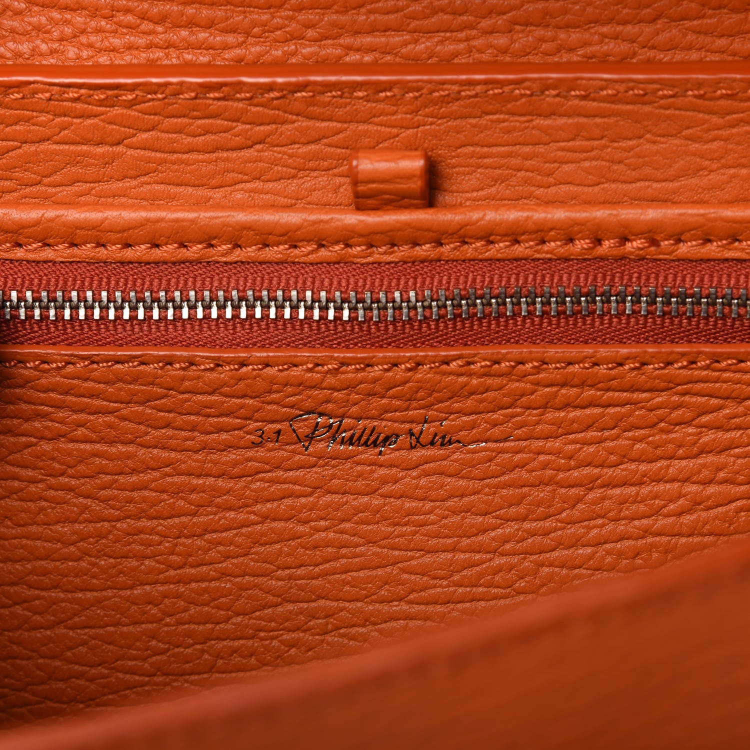 3.1 Phillip Lim Textured Calfskin Mini Pashli Satchel Orange 8 of 10