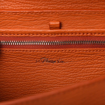 3.1 Phillip Lim Textured Calfskin Mini Pashli Satchel Orange 8 of 10