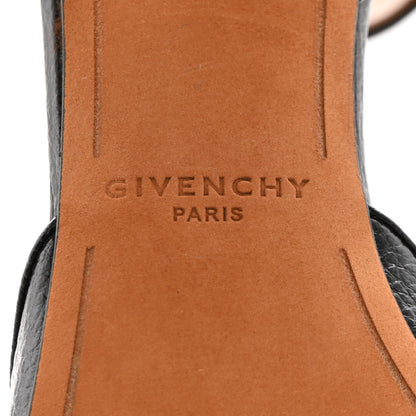 Givenchy Calfskin Shark Lock Sandals 40 Black 7 of 10