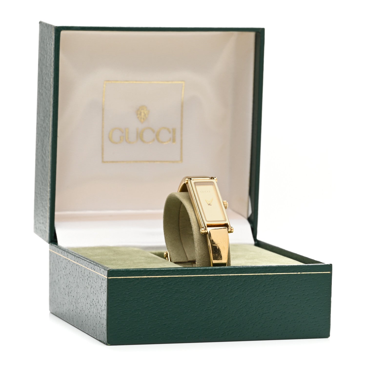 Gucci Stainless Steel 12mm 1500L Horsebit Quartz Watch Gold 5 of 5