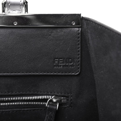 Fendi Vitello Elite Bi Color 3Jours Tote Argento Black 5 of 21