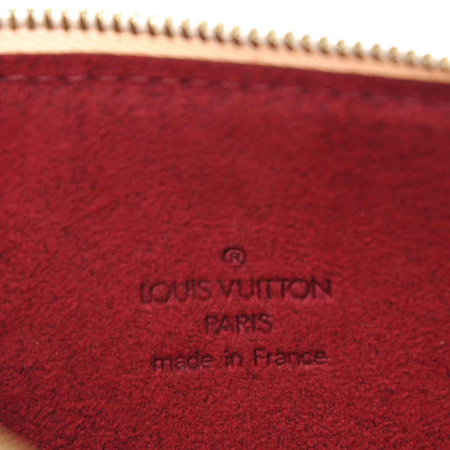 Monogram Multicolor Pochette Accessories White