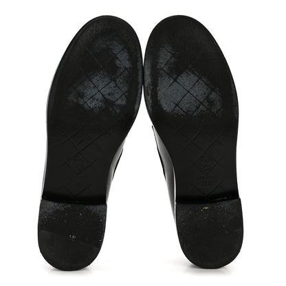 Chanel Lambskin Quilted CC Turnlock Loafers 38.5 Black 6 of 12