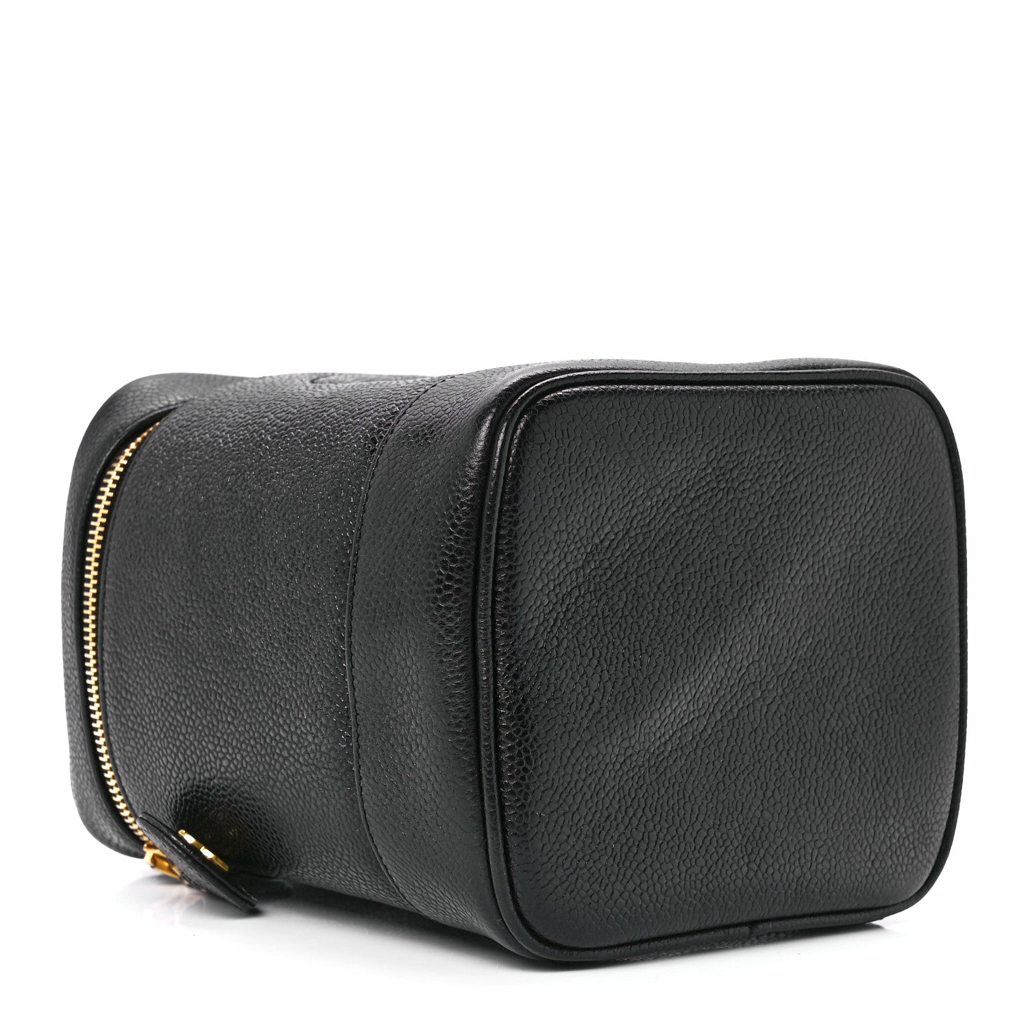Chanel Caviar Cosmetic Vanity Bag Black 3 of 10