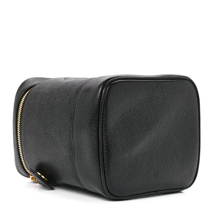 Chanel Caviar Cosmetic Vanity Bag Black 3 of 10