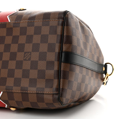 Louis Vuitton Damier Ebene Karakoram Speedy Bandouliere 30 10 of 12
