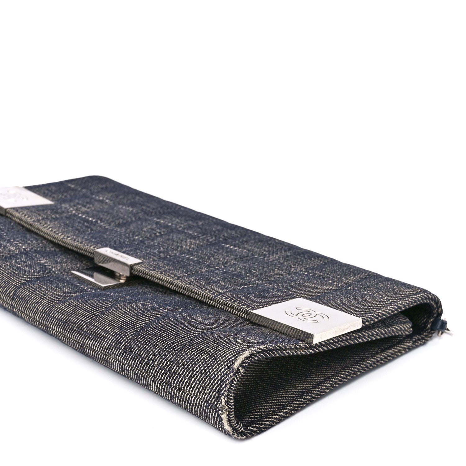 Chanel Denim Chocolate Bar Flap 11 of 12