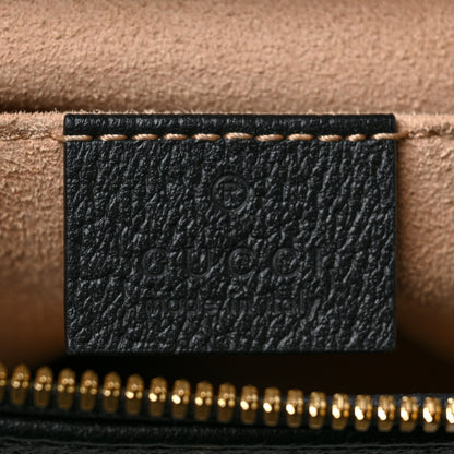 Gucci Textured Calfskin Web Small Ophidia Tote Bag Black 6 of 10