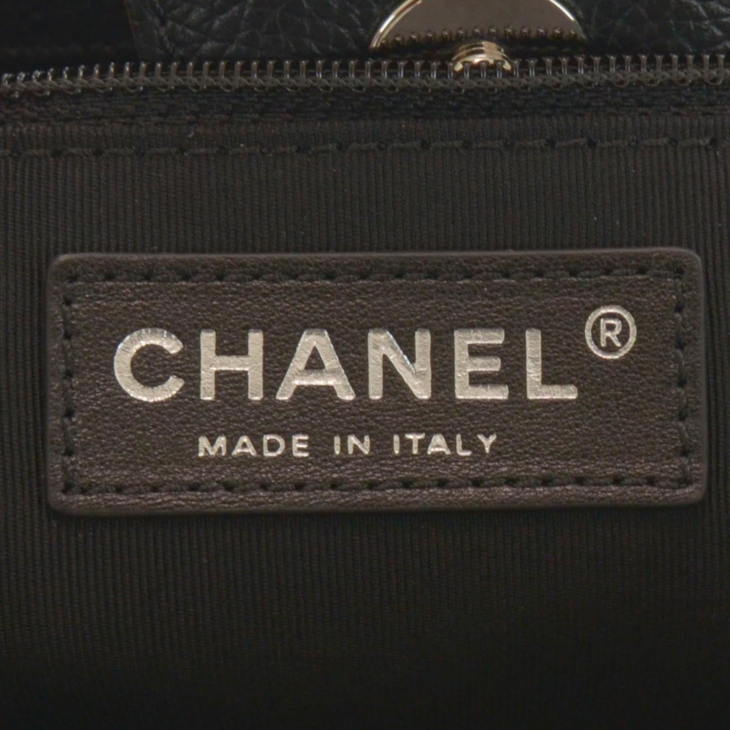 Chanel Caviar Cerf Executive Shopper Tote Black 5 of 11