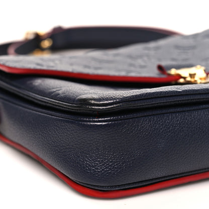 Louis Vuitton Empreinte Pochette Metis Marine Rouge 8 of 9