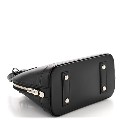 Louis Vuitton Epi Jacquard Alma BB Black 4 of 11
