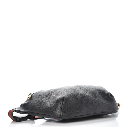 Gucci Grained Calfskin Logo Belt Bag Black 4 of 8