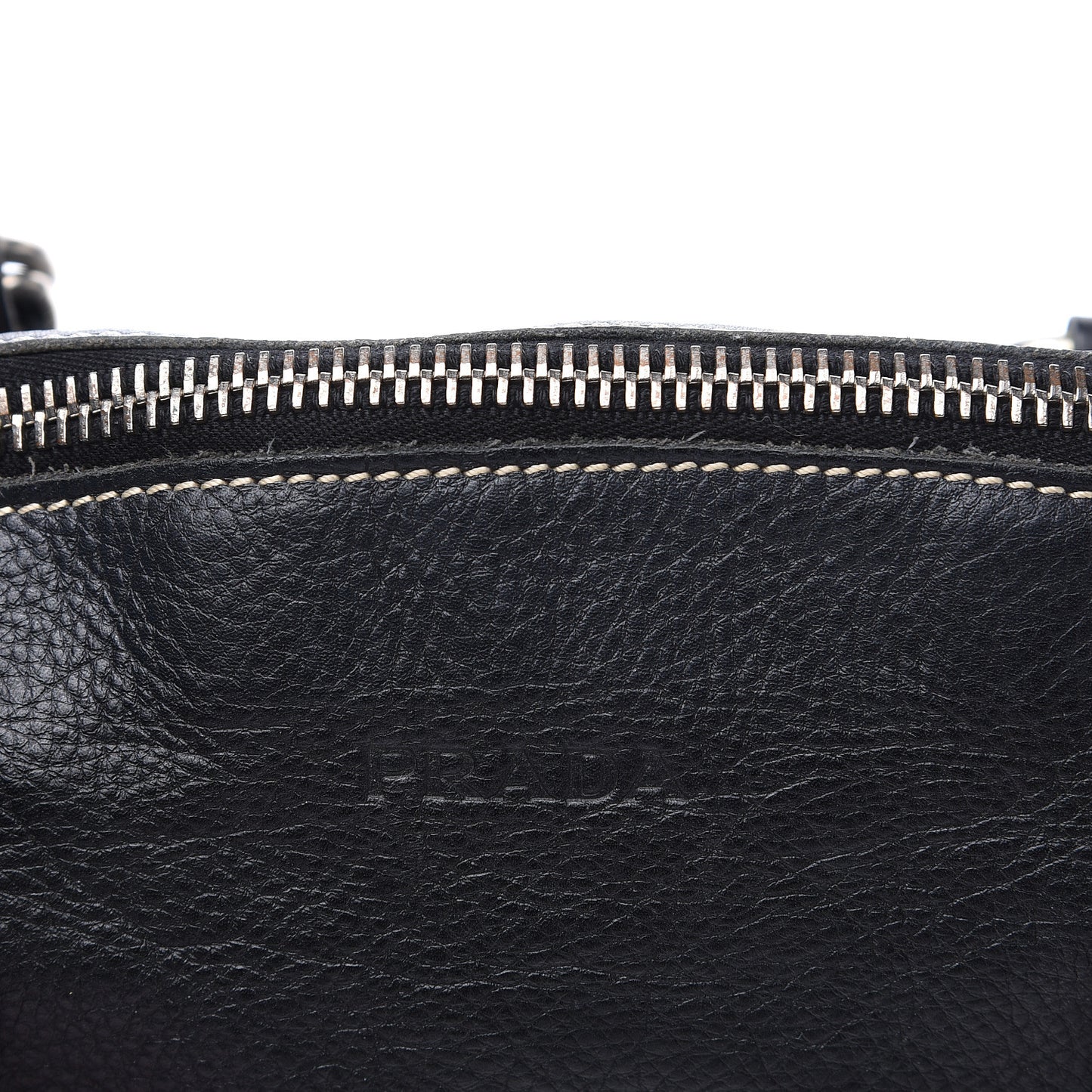Calfskin Wrapping Satchel Bag Black