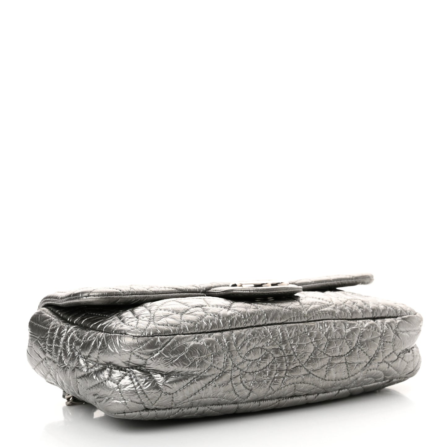 Vinyl Small Graphic Edge Flap Silver
