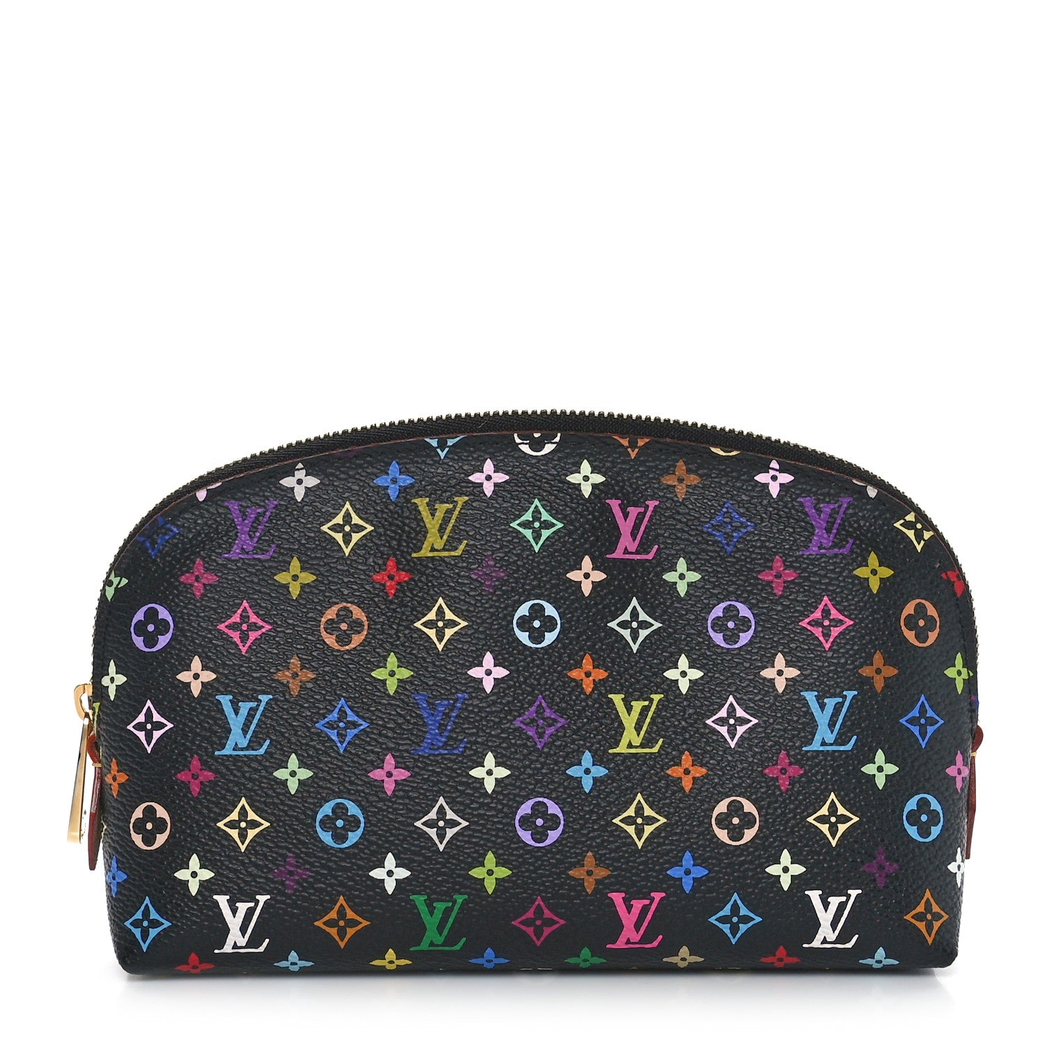 Louis Vuitton Monogram Multicolor Cosmetic Pouch Black Grenade 1 of 9
