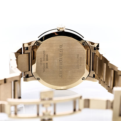 Burberry Stainless Steel 38mm The City Quartz Watch Champagne BU9038 5 of 9