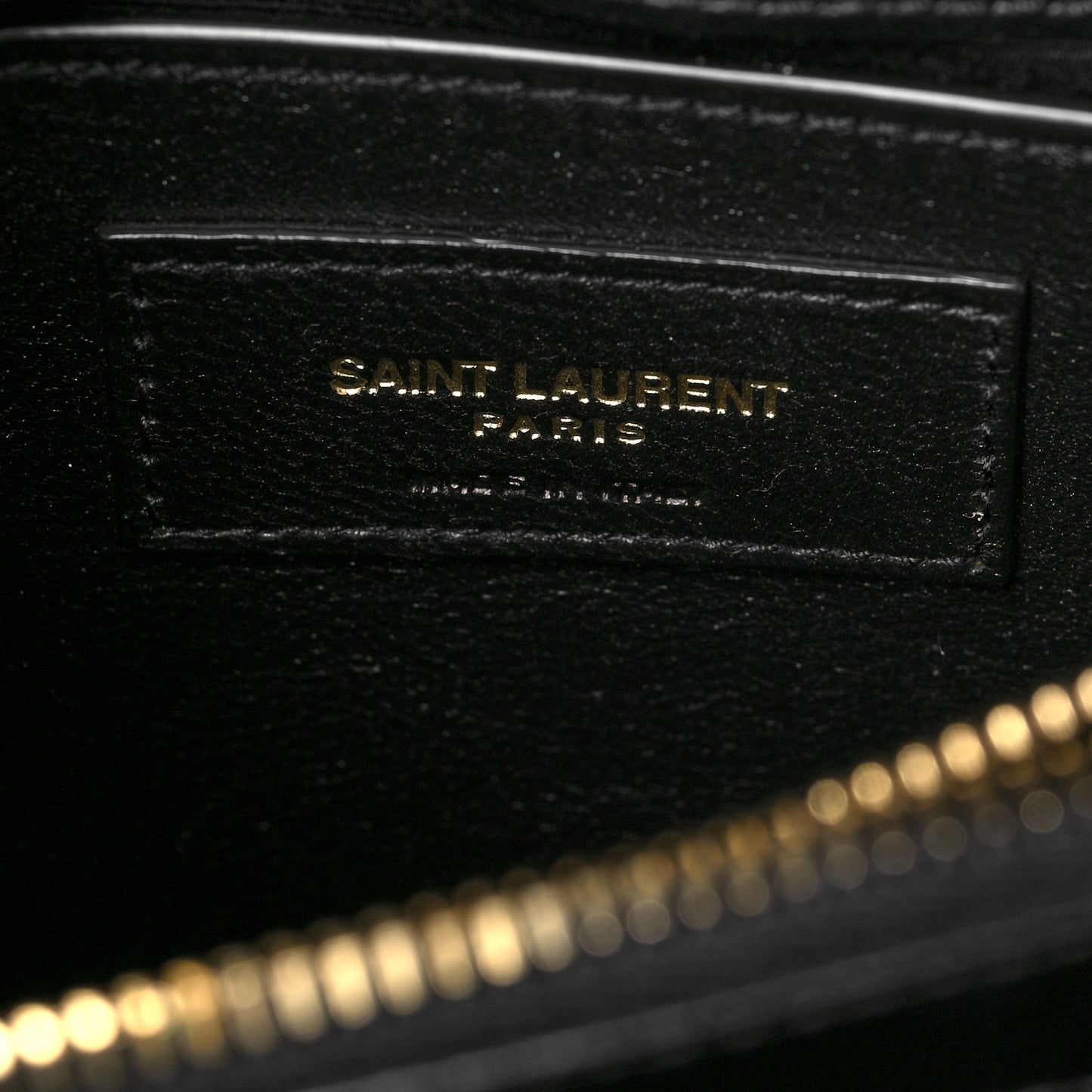 Calfskin Y Quilted Monogram Small Loulou Chain Satchel Black