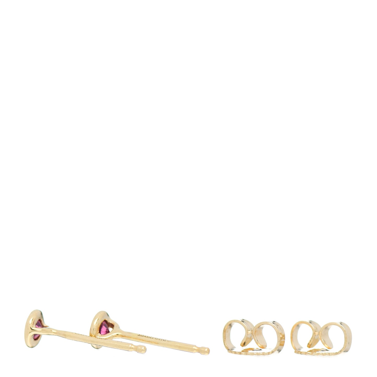 18K Yellow Gold Ruby .22ctw Elsa Peretti Color By The Yard Earrings