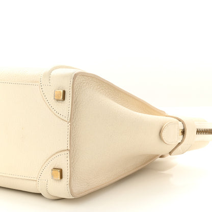 Celine Goatskin Micro Luggage White 9 of 18