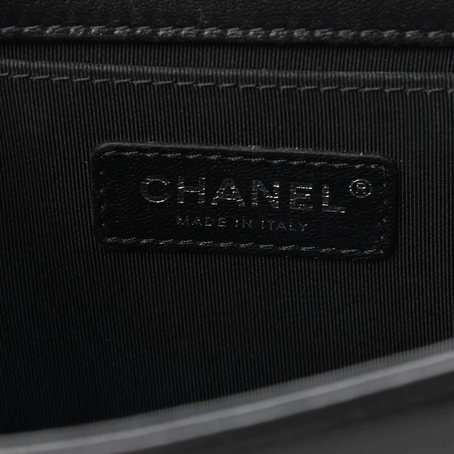 Chanel Lambskin Quilted Medium Boy Flap Black 7 of 10