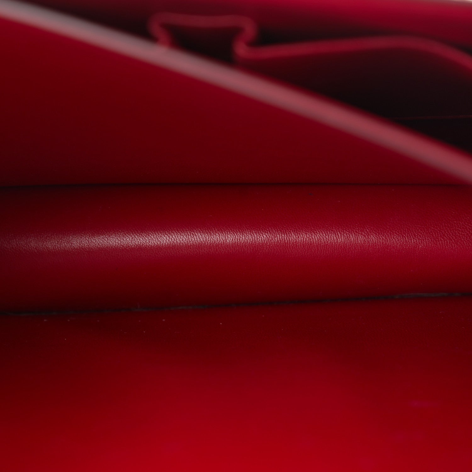 Celine Box Calfskin Medium Classic Box Flap Bag Red 5 of 15