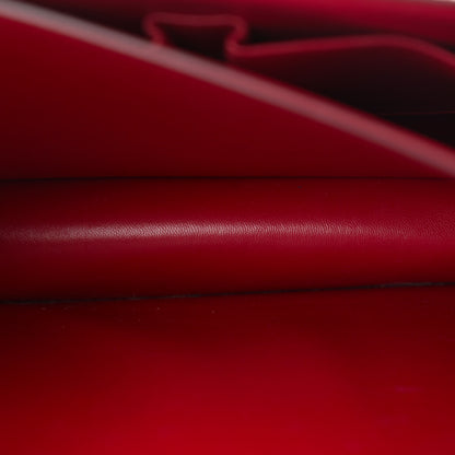 Celine Box Calfskin Medium Classic Box Flap Bag Red 5 of 15